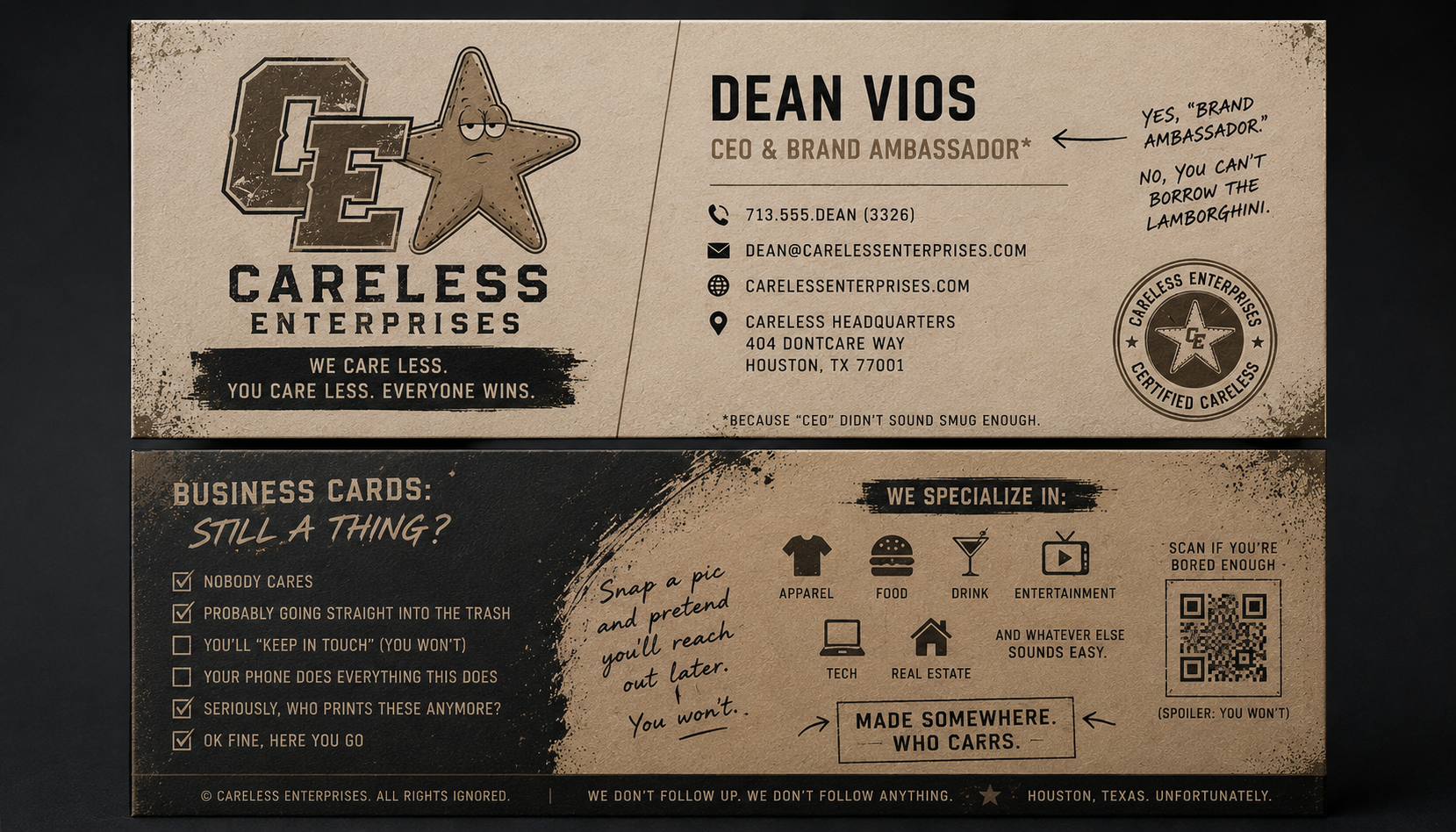Dean Vios Business Card