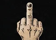Illustrated hand expressing zero pretension